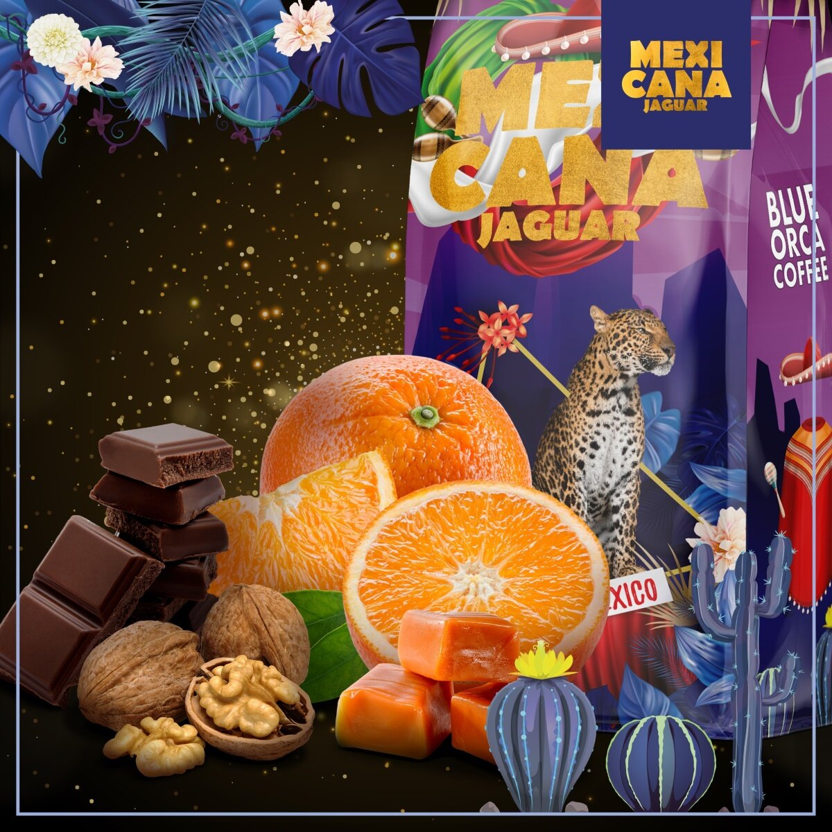 Kawa ziarnista BLUE ORCA 218669 Mexicana Jaguar 1kg