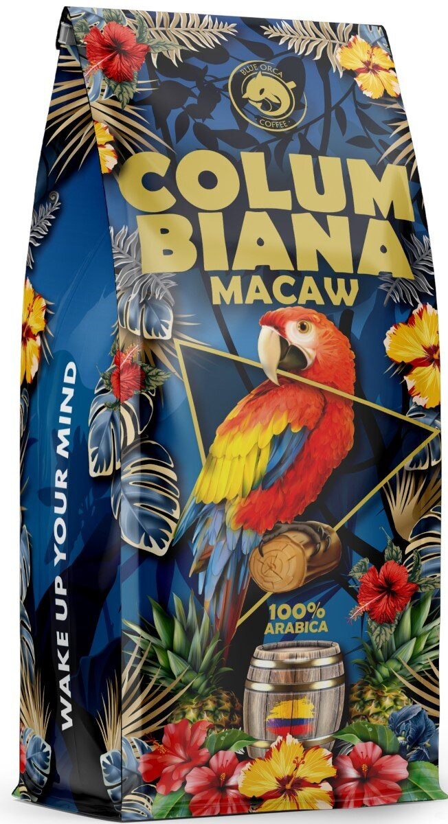 Kawa ziarnista BLUE ORCA 218694 Columbiana Macaw 1kg