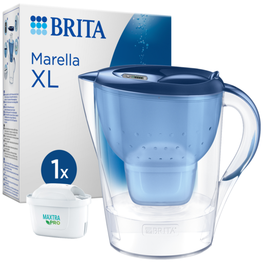 Brita Marella XL Water Filter Jug 3.6L Cool Blue