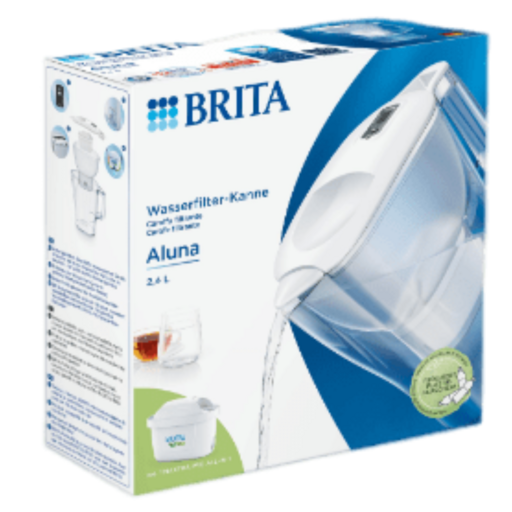 Brita Aluna Water Filter Jug 2.4L White including Maxtra Pro filter