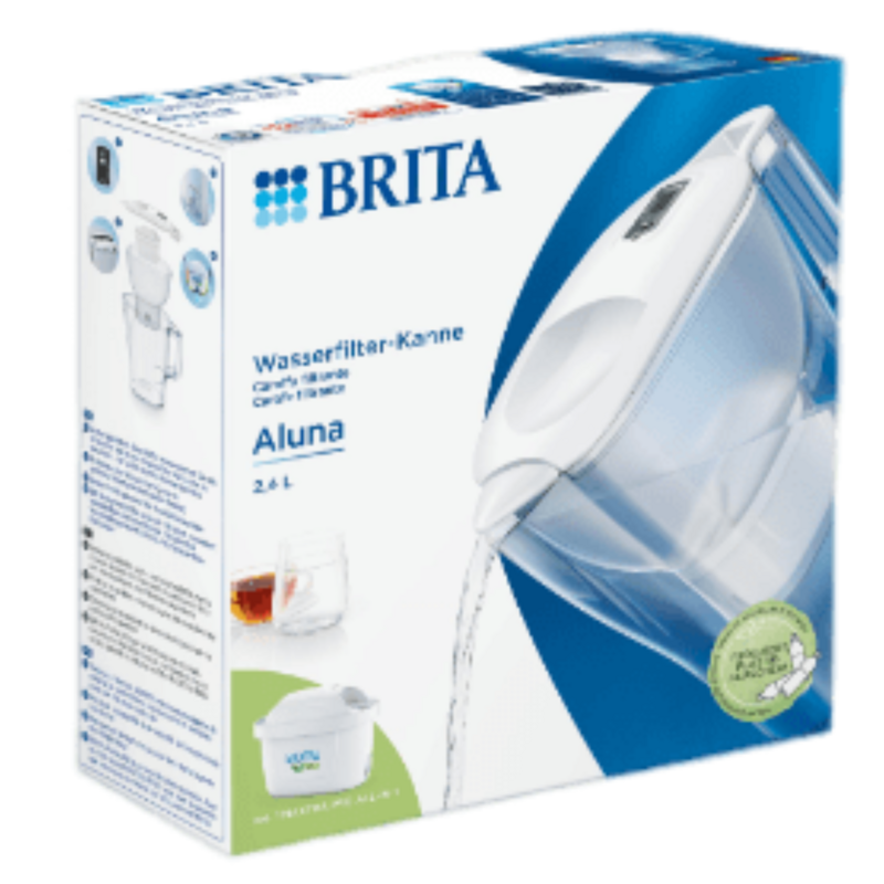 Brita Aluna Water Filter Jug 2.4L White including Maxtra Pro filter