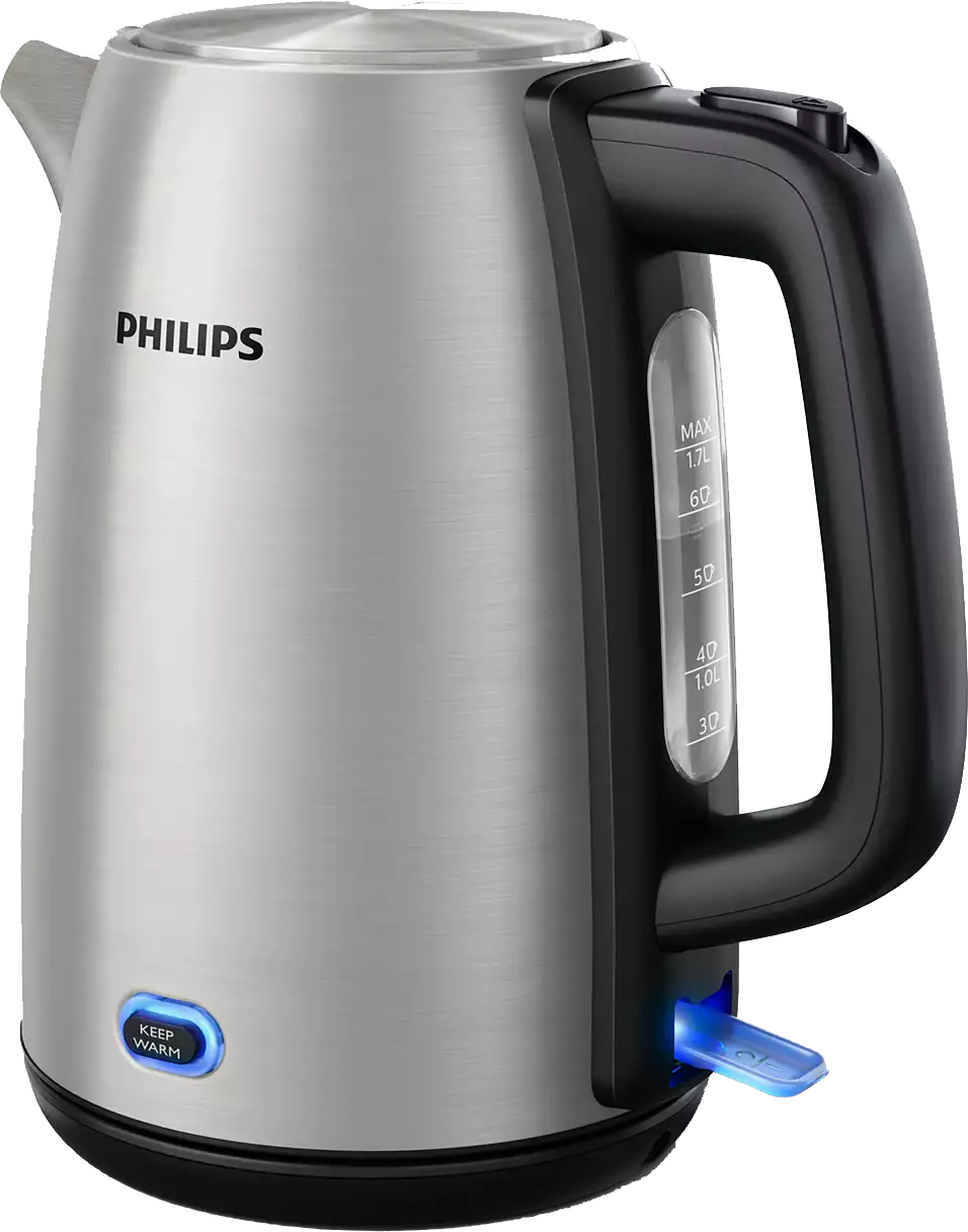 PHILIPS HD9353/90 Viva Collection Vízforraló, 2060W, ezüst/fekete