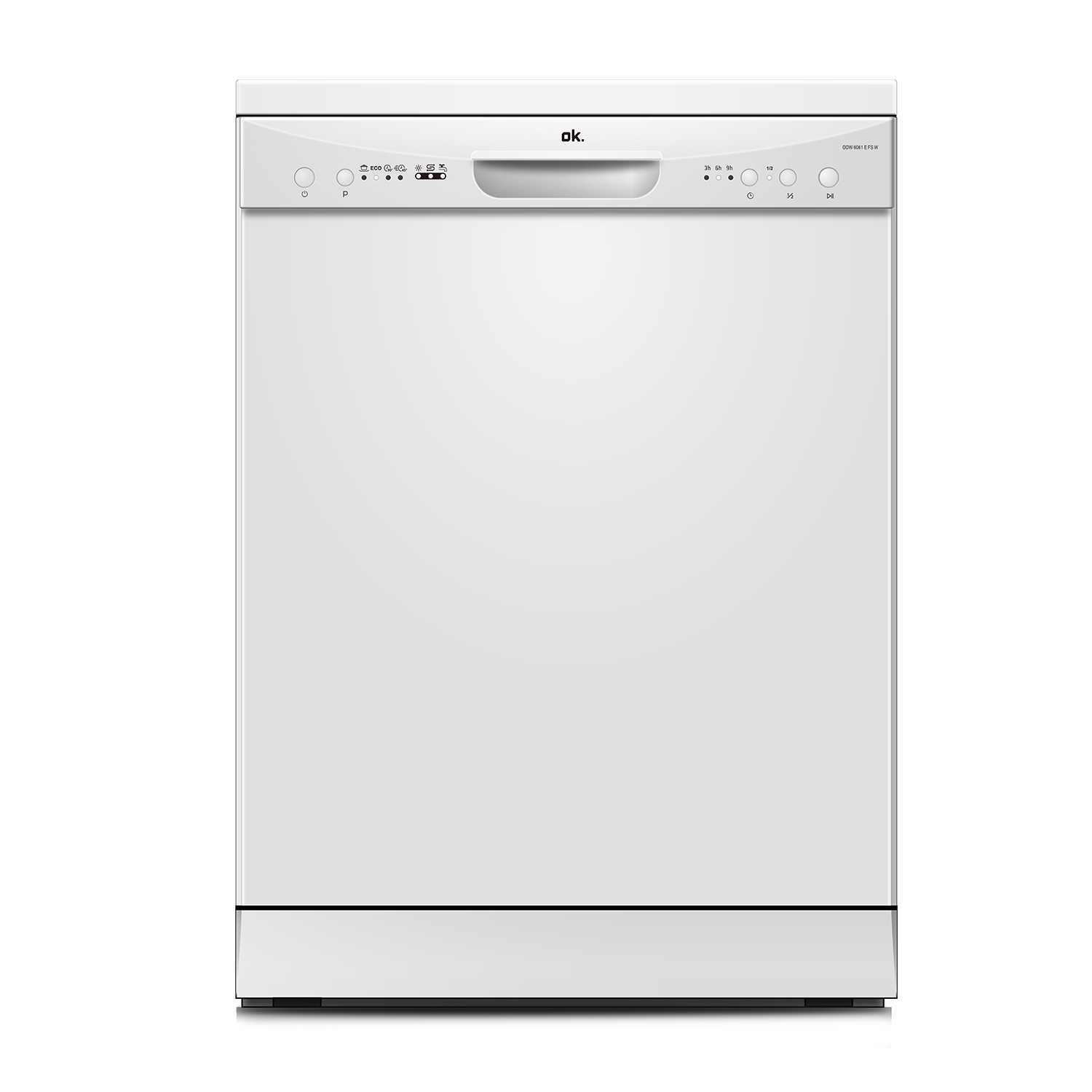 OK ODW 6061 E FS W Lavastoviglie, 59,8 cm, Classe