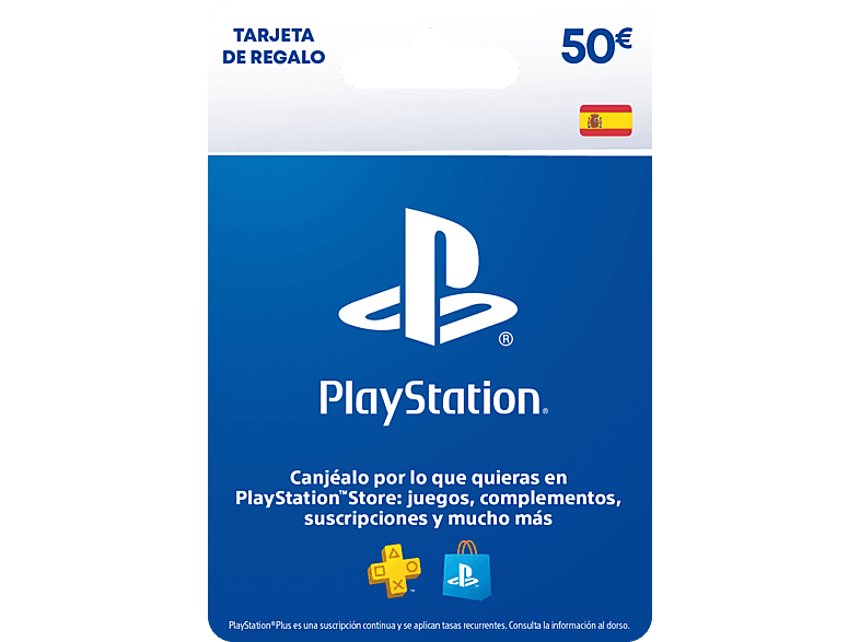 Tarjeta regalo de PlayStation 50€ - Sony Playstation Live Card Dual, PS4 y PS5