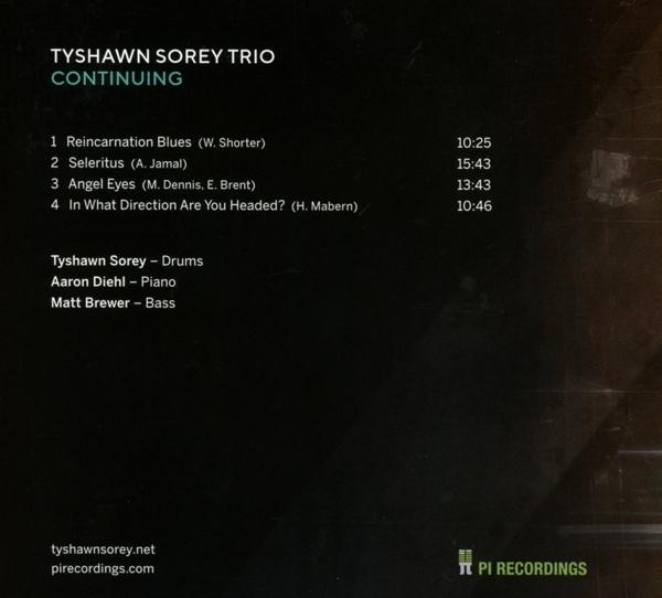Tyshawn Sorey - Continuing  - (CD)