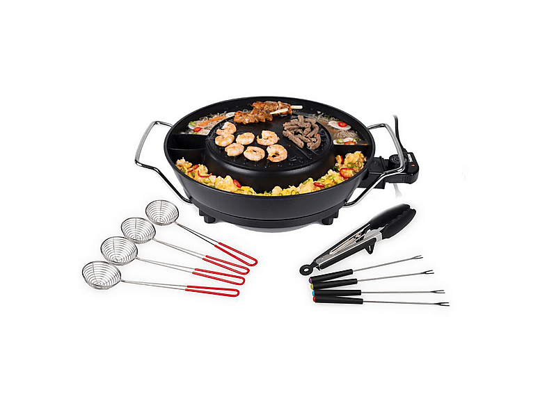 TriStar PZ-9131 Elektro Fondue mit Grillset 4 Personen