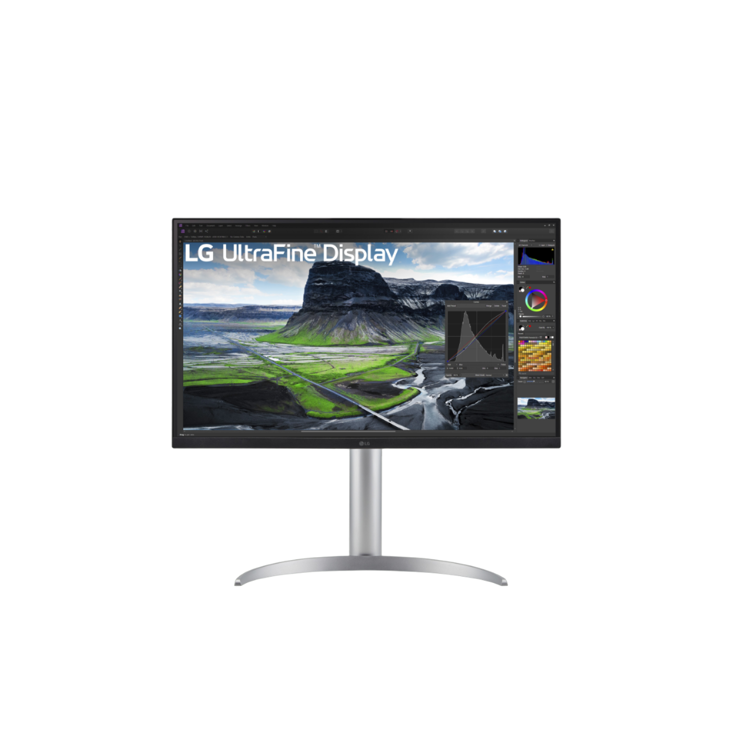 LG UltraFine 27UQ850-W - 27 inch - 3840 x 2160 (Ultra HD 4K) - Nano IPS Black-paneel - in hoogte verstelbaar