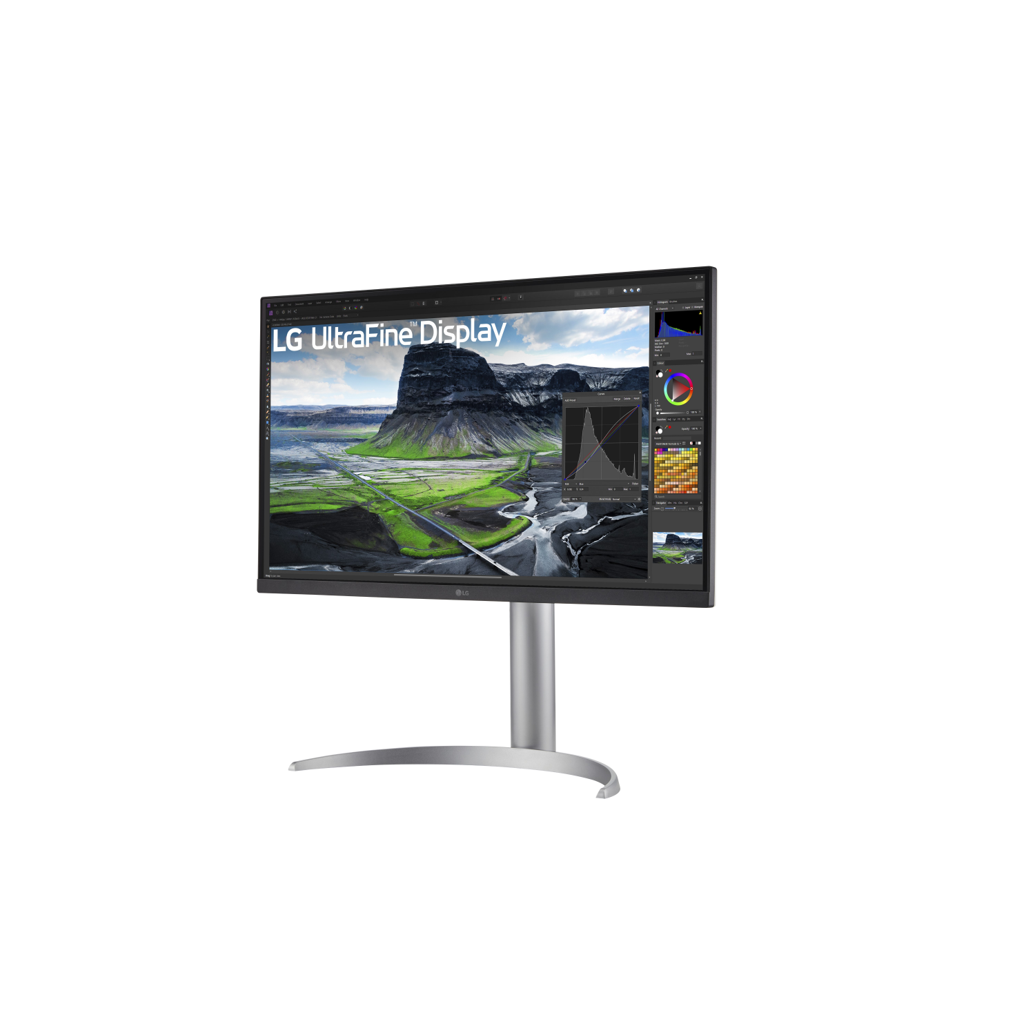 LG UltraFine 27UQ850-W - 27 inch - 3840 x 2160 (Ultra HD 4K) - Nano IPS Black-paneel - in hoogte verstelbaar