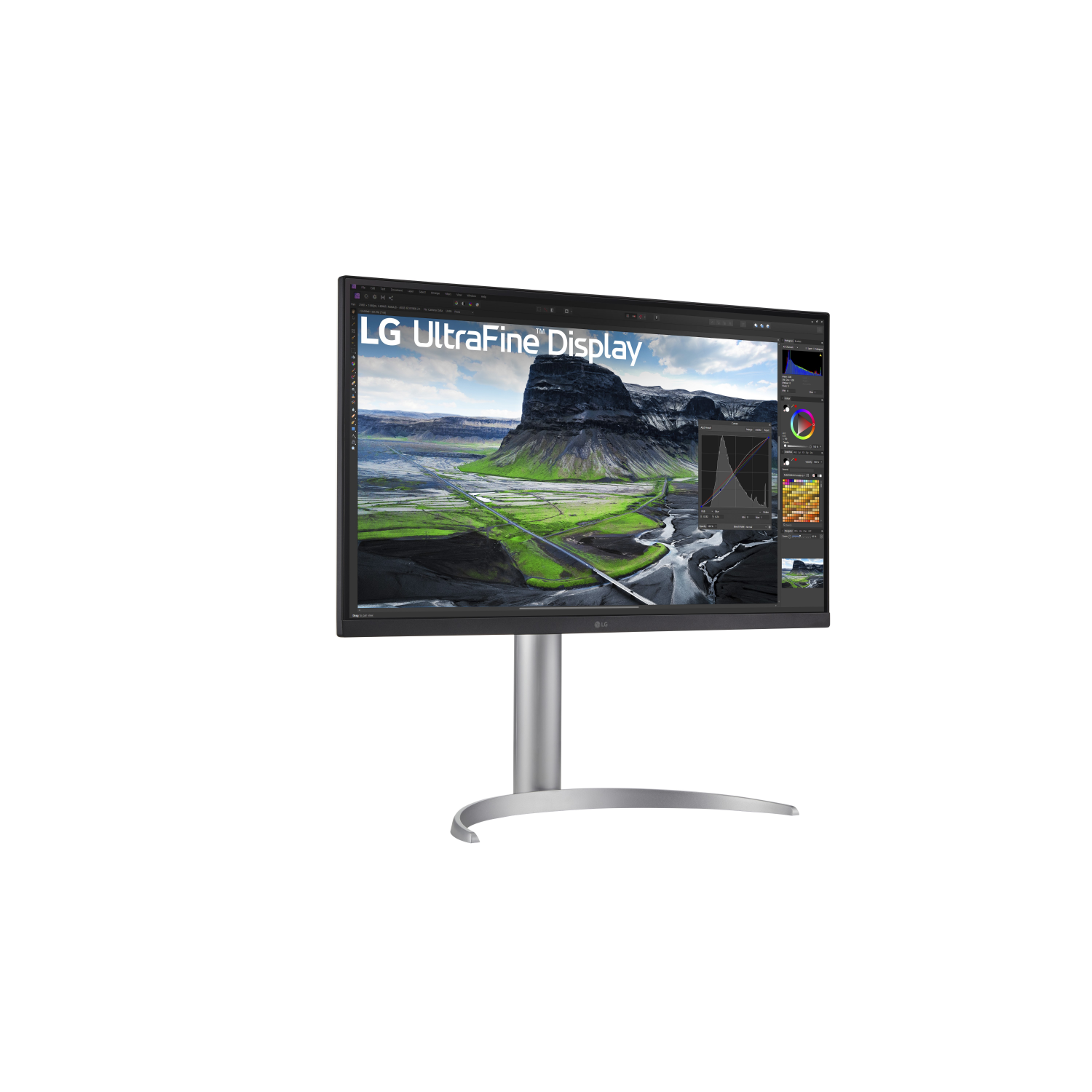 LG UltraFine 27UQ850-W - 27 inch - 3840 x 2160 (Ultra HD 4K) - Nano IPS Black-paneel - in hoogte verstelbaar