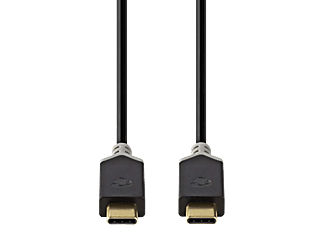 NEDIS USB töltő és adatkábel, USB 3.2 Gen 1, USB Type-C, 60W (CCBW64700AT10)