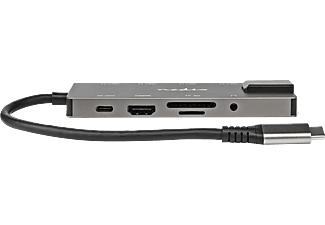 NEDIS USB Dokkoló adapter, USB 3.2 Gen 1, USB Type-C, HDMI kimenet (CCBW64775AT02)