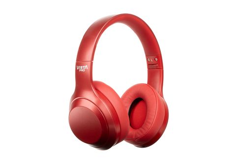 Auriculares inalámbricos  Vieta Pro Silence 2, Dual Pairing, ANC -25dB;  20h, Bluetooth, Rojo