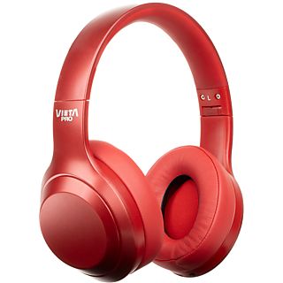 Auriculares inalámbricos - Vieta Pro Silence 2, Dual Pairing, ANC -25dB; 20h, Bluetooth, Rojo