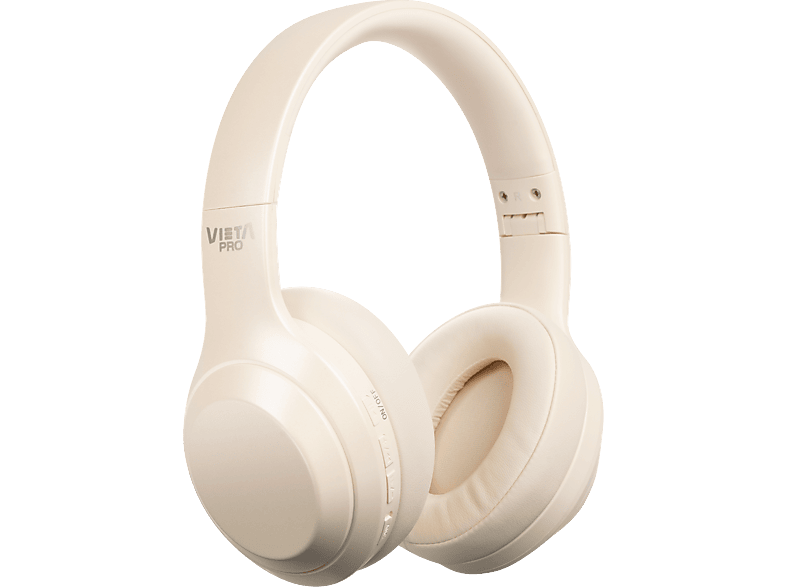 Auriculares de diadema Vieta Pro Silence 2, Bluetooth, cancelación activa  de ruido, blancos