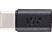 ISY IUC3002 MicroUSB-USB-C adapter, fekete