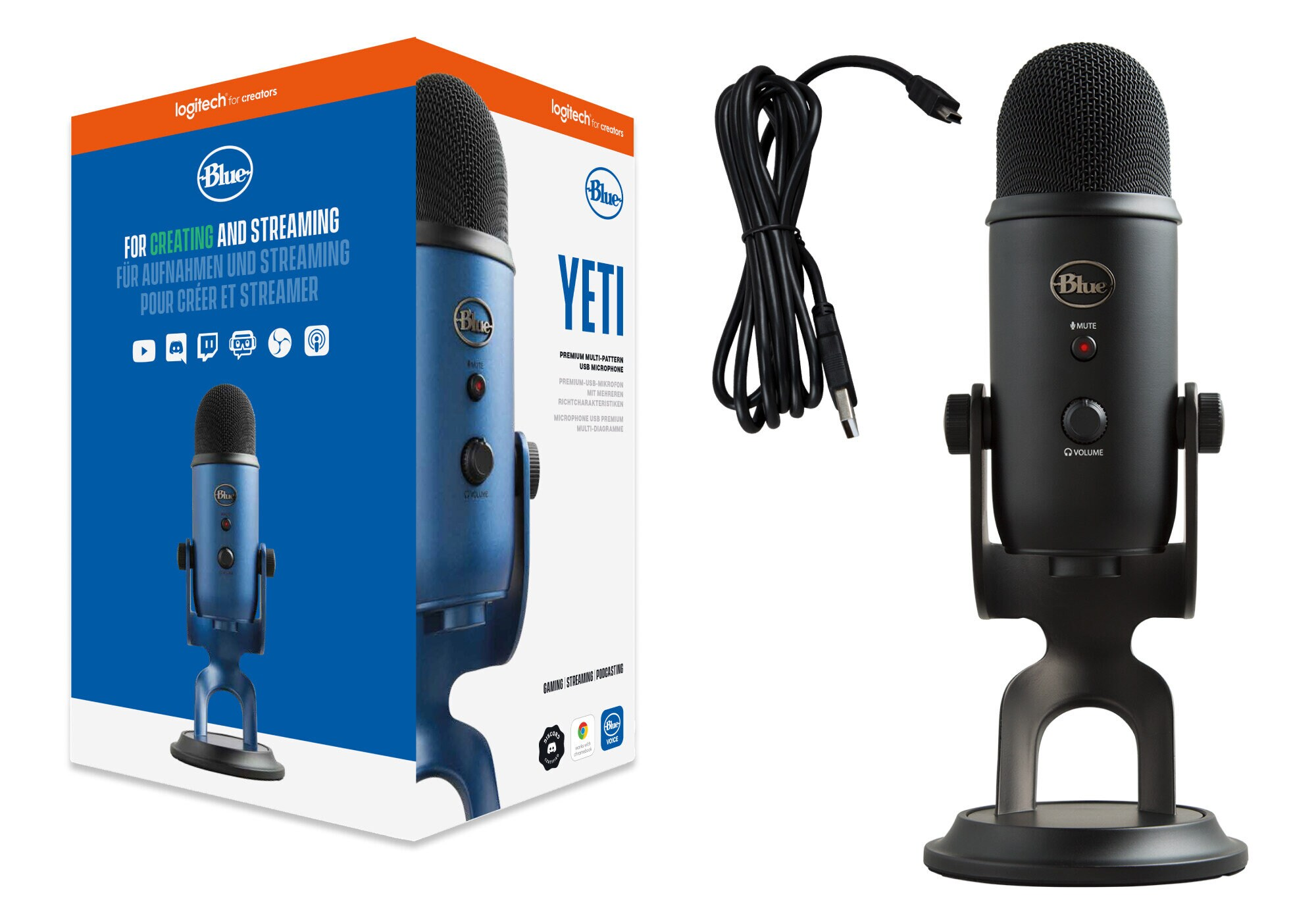 Mikrofon BLUE Yeti Czarny (Blackout) | MediaMarkt