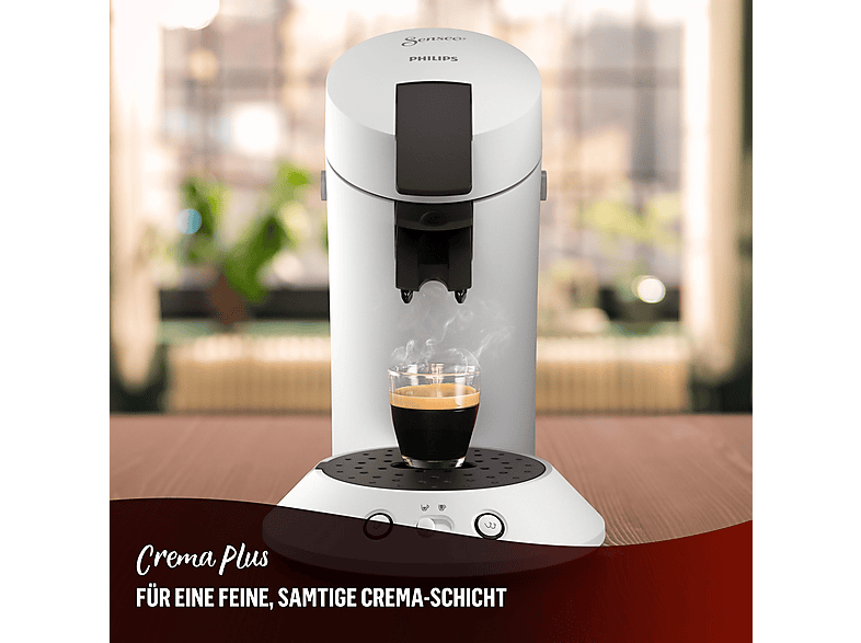 Philips CSA210/10 senseO® Original Plus Kaffeepadmaschine, Weiß — Foto 3 von 5
