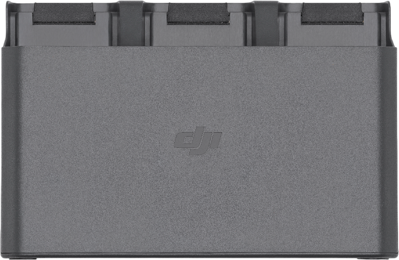 Grauer Akku mit DJI-Logo.