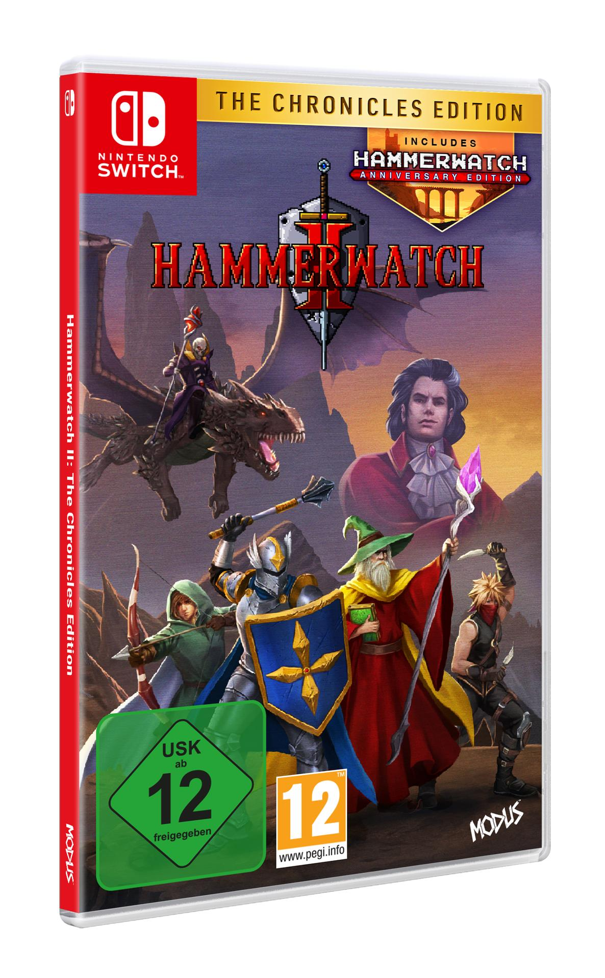 The Chronicles Edition von Hammerwatch II für Nintendo Switch Spielbox.