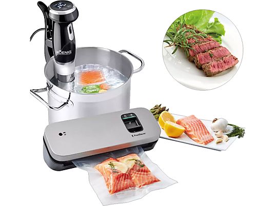 KOENIG B02119 - Sous Vide Garer (Noir/Argent)