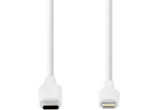 NEDIS Lightning töltő és adatkábel, USB 2.0, Lightning / USB Type-C, MFI (CCGW39650WT20)