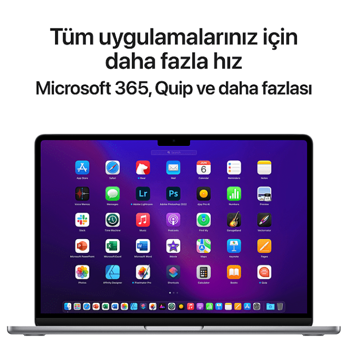 APPLE Z15T000K7 / MacBook Air/ Apple M2 İşlemci/ 24GB Ram/ 512SSD/ 10GPU 13.6''/ Space Grey