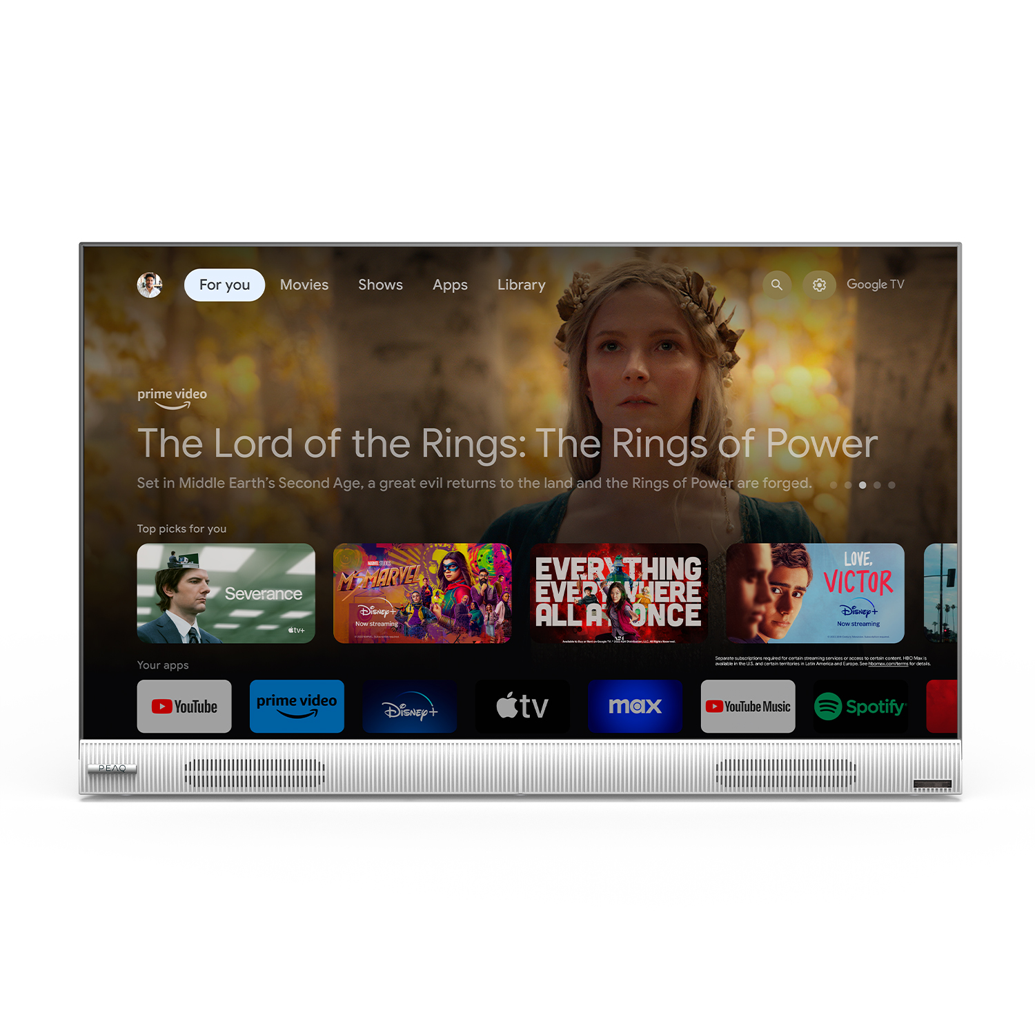 Peaq 32Gh-5023C-W TV D-Led, 32 pollici, HD