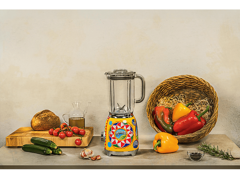 Smeg BLF01DGEU Dolce & Gabbana Standmixer (Rot, 800 Watt, 1.5 l) — Foto 2 von 2