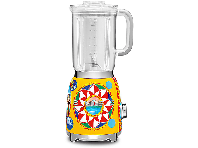 Smeg BLF01DGEU Dolce & Gabbana Standmixer (Rot, 800 Watt, 1.5 l)