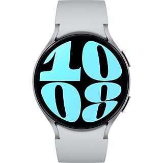 SAMSUNG Galaxy Watch6 (44 mm, Bluetooth-Version) - Smartwatch (Breite: 20 mm, -, Silver)