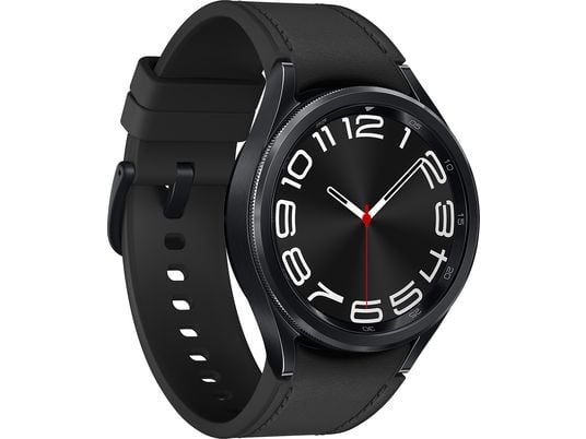 SAMSUNG Galaxy Watch6 Classic (43 mm, Bluetooth-Version) - Smartwatch (Breite: 20 mm, -, Black)