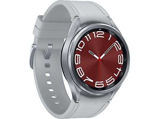 SAMSUNG Galaxy Watch6 Classic (43 mm, versione Bluetooth) - Smartwatch (Larghezza: 20 mm, -, Argento)