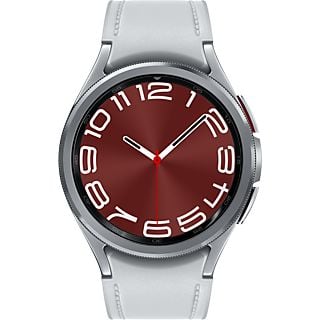 SAMSUNG Galaxy Watch6 Classic (43 mm, LTE-Version) - Smartwatch (Breite: 20 mm, -, Silver)