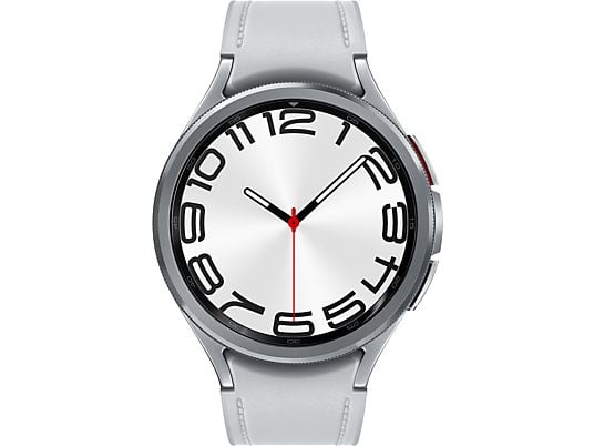 SAMSUNG Galaxy Watch6 Classic (47 mm, Bluetooth-Version) - Smartwatch (Breite: 20 mm, -, Silver)