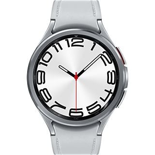 SAMSUNG Galaxy Watch6 Classic (47 mm, Version LTE) - Smartwatch (Largeur : 20 mm, -, Argent)