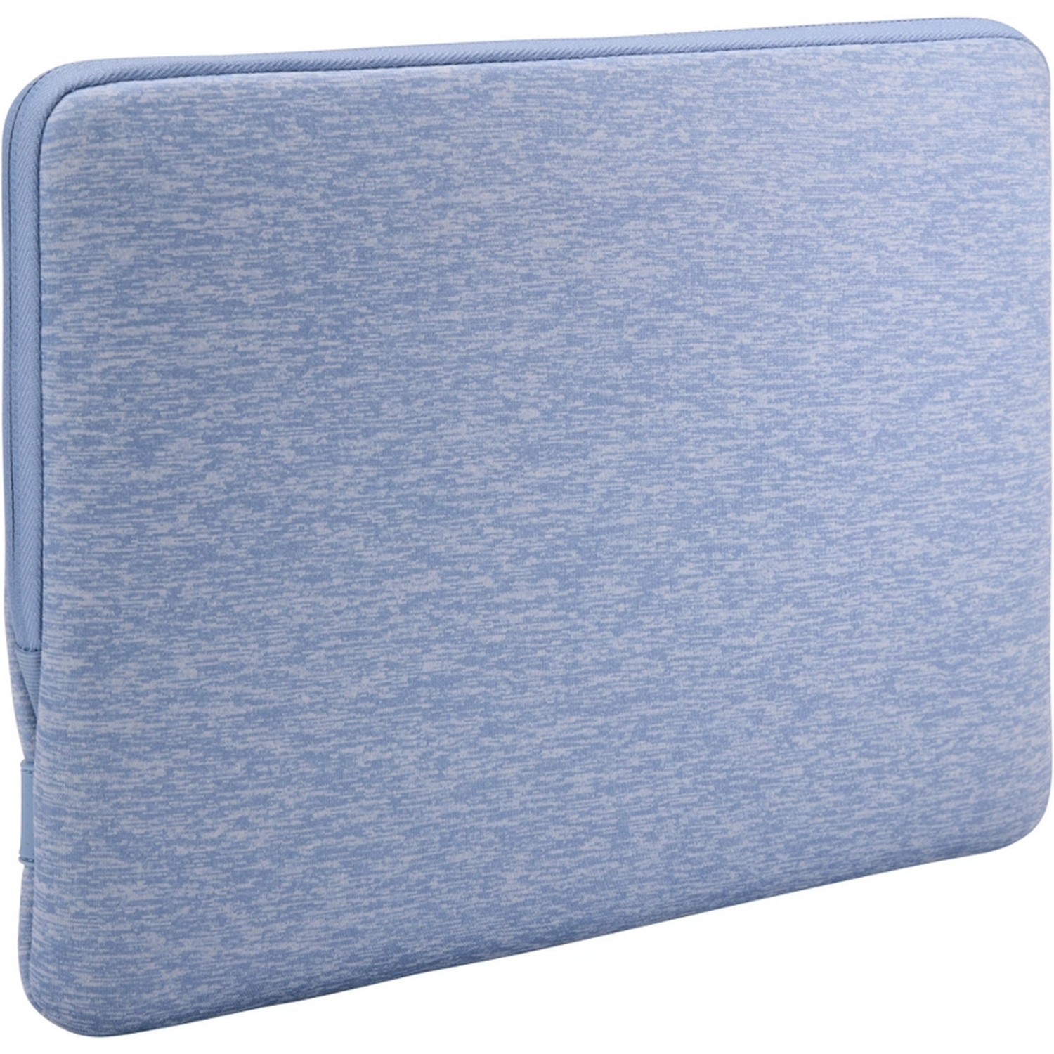 Lichtblauwe laptoptas.