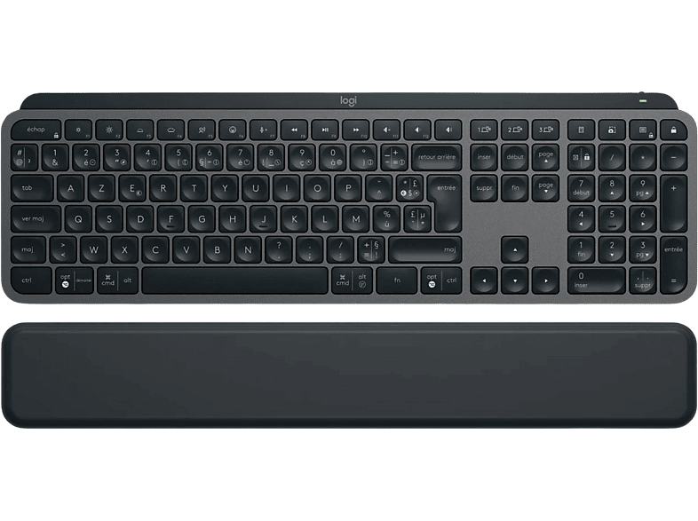 Logitech Draadloos Toetsenbord Mx Keys S Palm Rest Azerty Grafiet (920-011570)