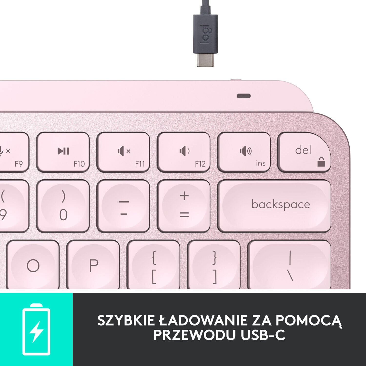 Czarny koncentrator Predator USB-C z kablem. Ciemne tło.
