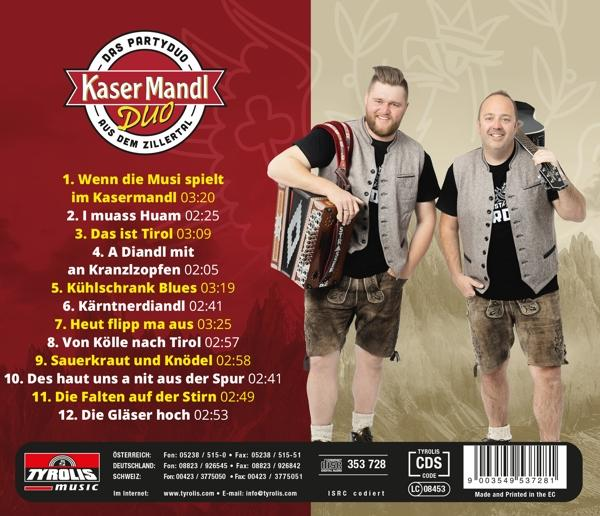 CD-Cover mit zwei Männern und einer Titelliste.