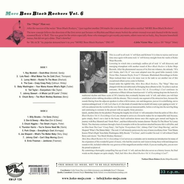 VARIOUS - More Boss Black Rockers Vol.6-Everything's Cool  - (Vinyl)