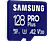 SAMSUNG Pro Plus microSDXC memóriakártya + SD adapter, 128GB, Class10, V30, U3 (MB-MD128SA/EU)