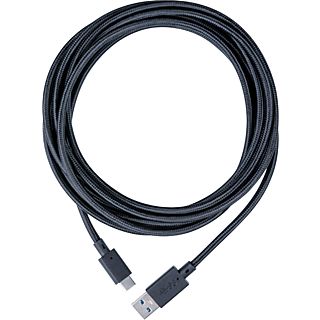 Cable - Nacon PS5USBCCABLE3M, Para PS5, 3 metros, De carga trenzado, USB-C, Negro