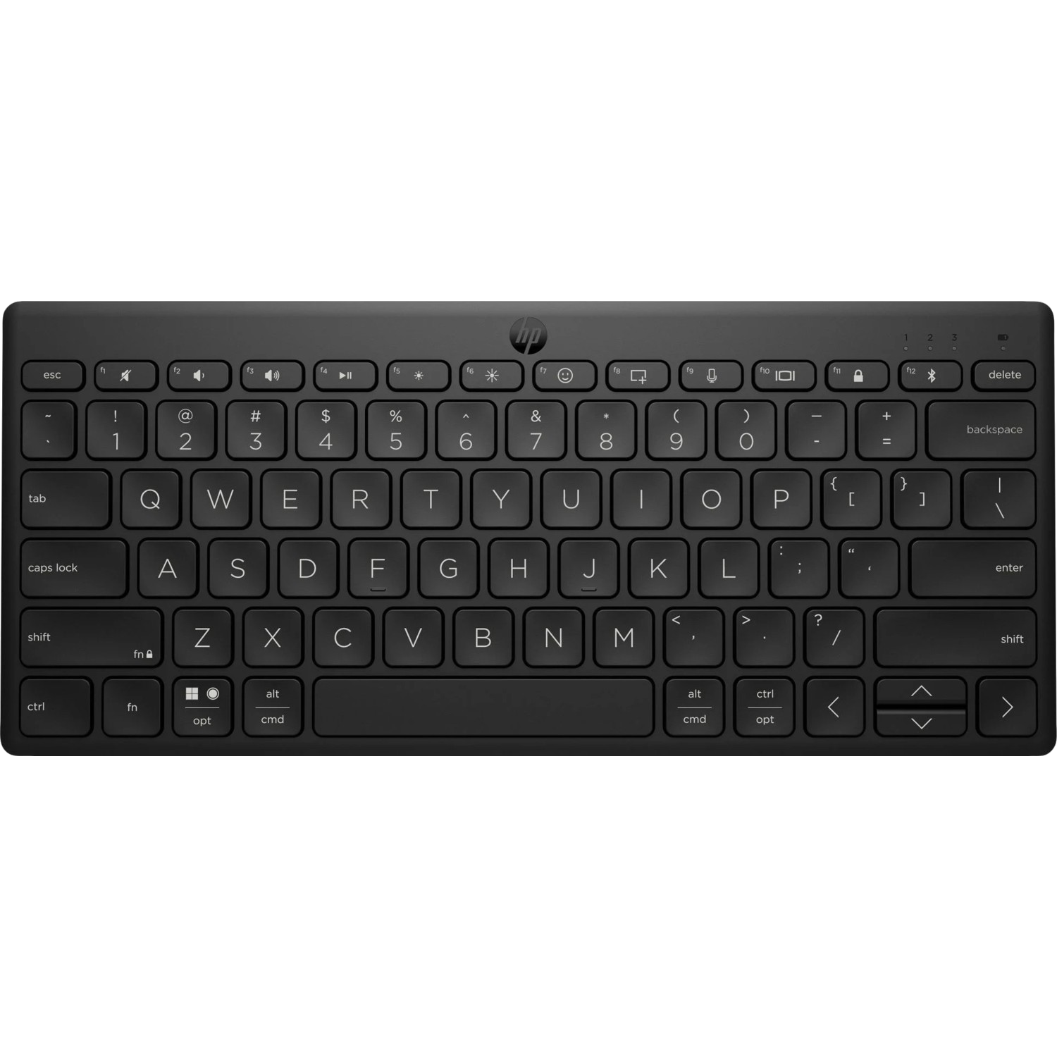 350 Multi-Device Compact Wireless Klavye Türkçe Siyah