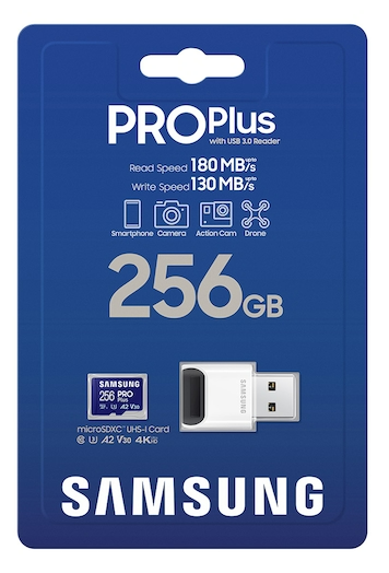 Samsung Pro Plus micro SD kártya csomag USB 3.0 olvasóval.