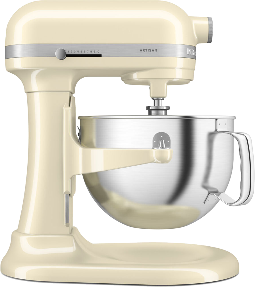 KITCHENAID 5KSM60SPXEAC Artisan emelőkaros robotgép, 325 W, 5,6L, mandulakrém