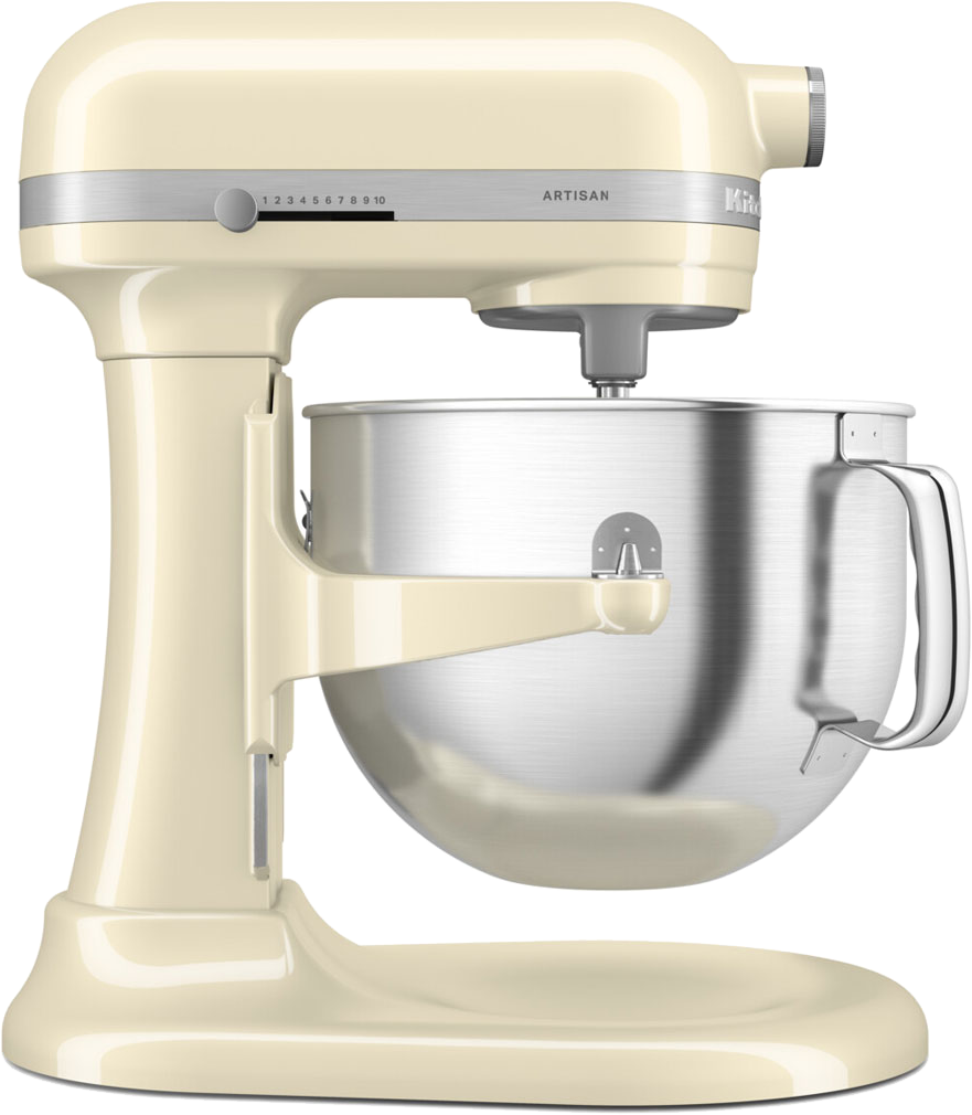 KITCHENAID 5KSM70SHXEAC Artisan prémium emelőkaros robotgép, 375 W, 6,6L, mandulakrém