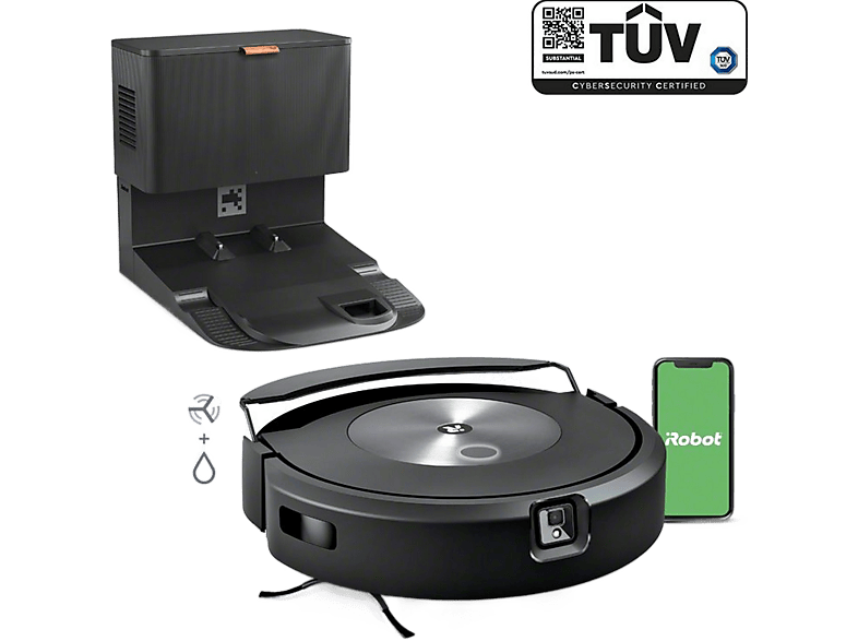 iRobot Aspirateur Robot et Laveur de sols Roomba Combo connecté Via Wi-FI  avec Plusieurs Modes de Nettoyage - Aspiration puissante - Lavage Quotidien  - Suggestions personnalisées : : Cuisine et Maison