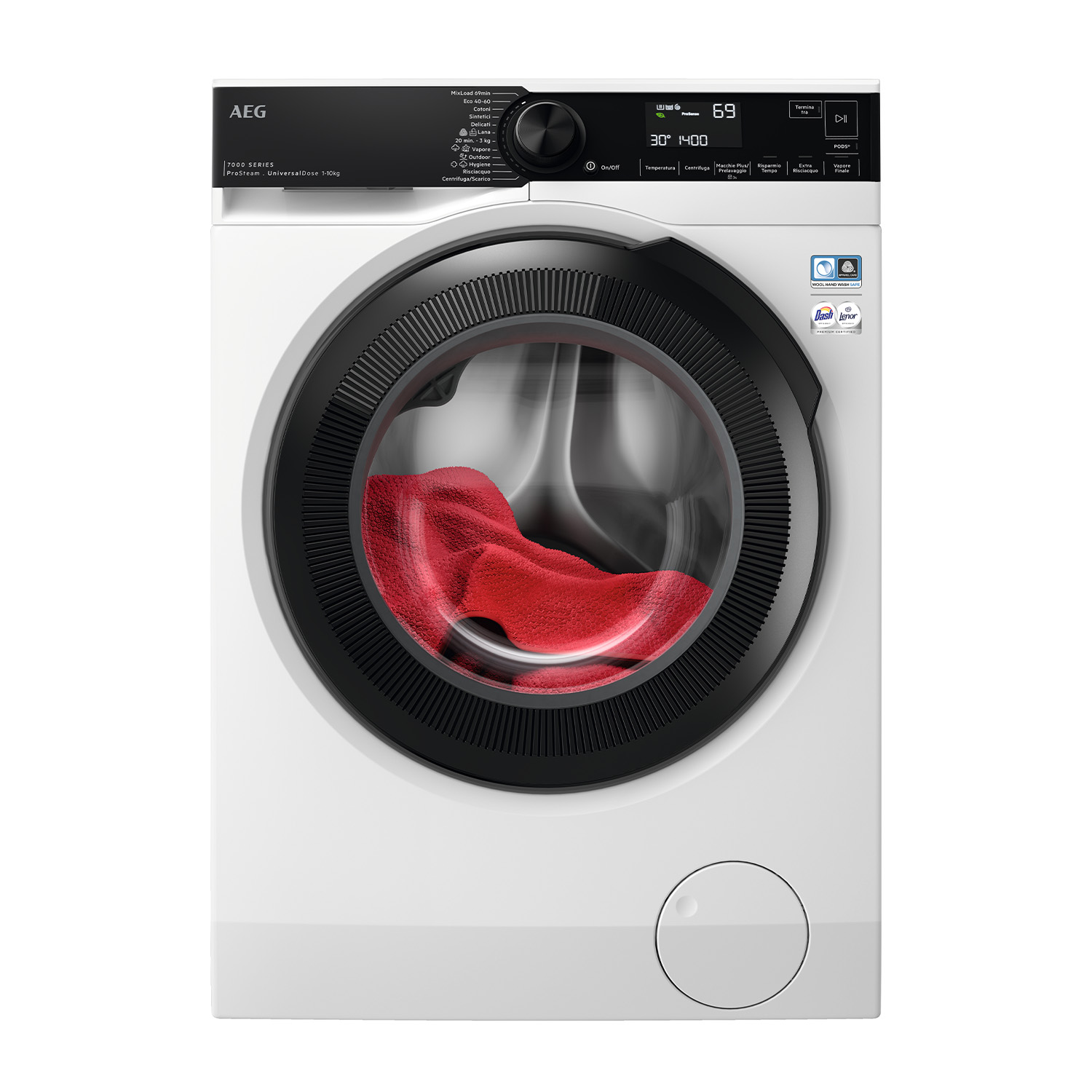 AEG Lr7H14Aby Lavatrice, Caricamento frontale, 10 kg, 63,1 cm, Classe A