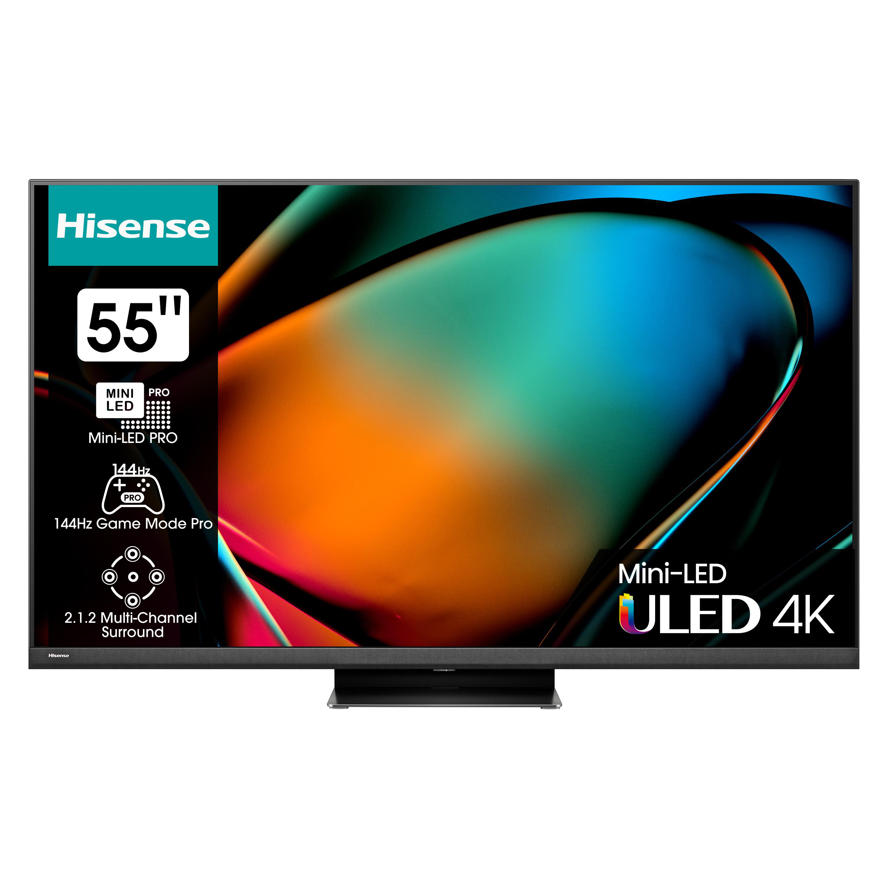 HISENSE 55U8KQ LED / SMART 139 TV) TV UHD 55 Mini Zoll cm, (Flat, 4K