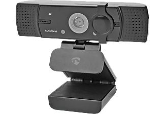 NEDIS 4K Ultra HD Webkamera, auto fókusz, mikrofon, USB, fekete (WCAM120BK)